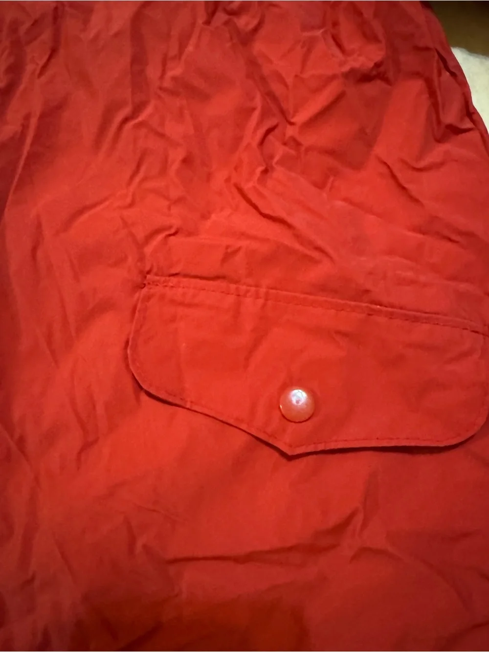GAP Kids Bright Red Hooded Raincoat